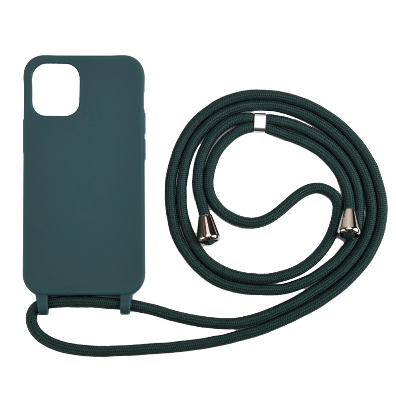 iPhone 12 mini Capa e Lanyard em silicone