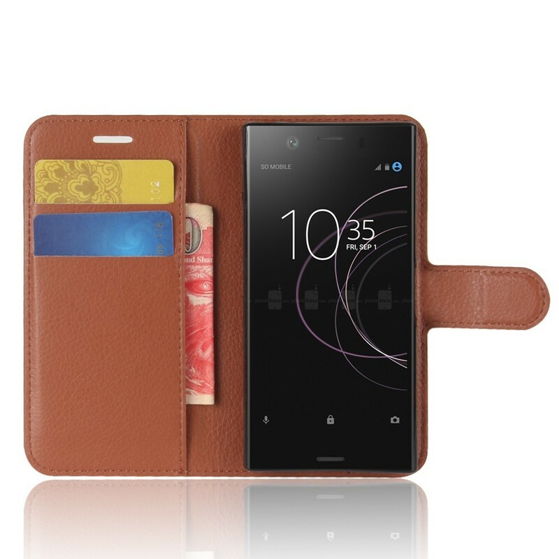 Capa de Couro Retro Compacta Sony Xperia XZ1
