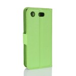 Capa de Couro Retro Compacta Sony Xperia XZ1