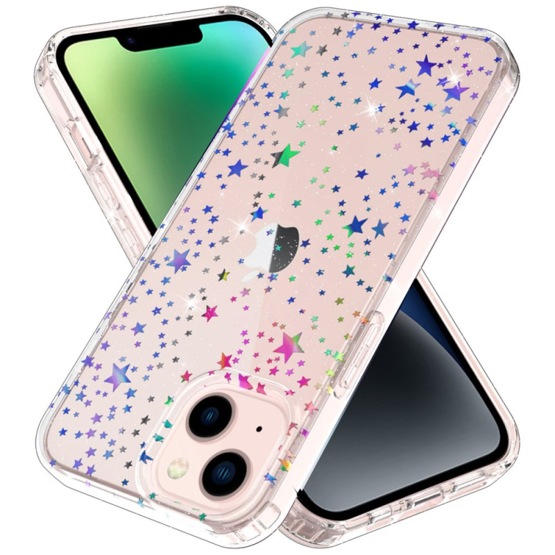 iPhone 14 Plus Capa de silicone Estrelas Flexíveis / Borboletas