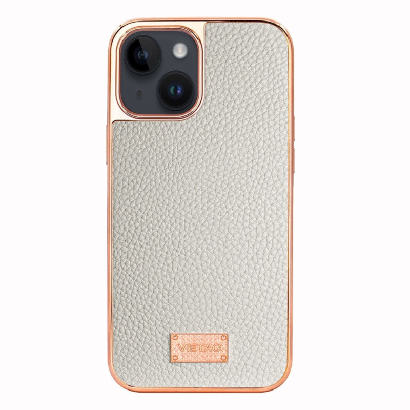 iPhone 14 Plus Capa de couro Lychee Effect VIETAO