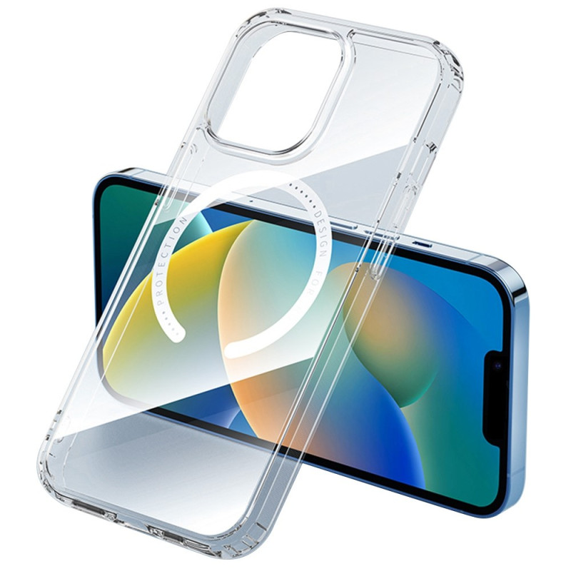iPhone 14 Plus Capa transparente compatível com MagSafe ROOK - Dealy