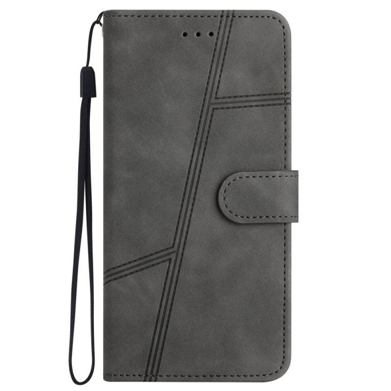 iPhone 14 Pro Stylish Leather Strap Case