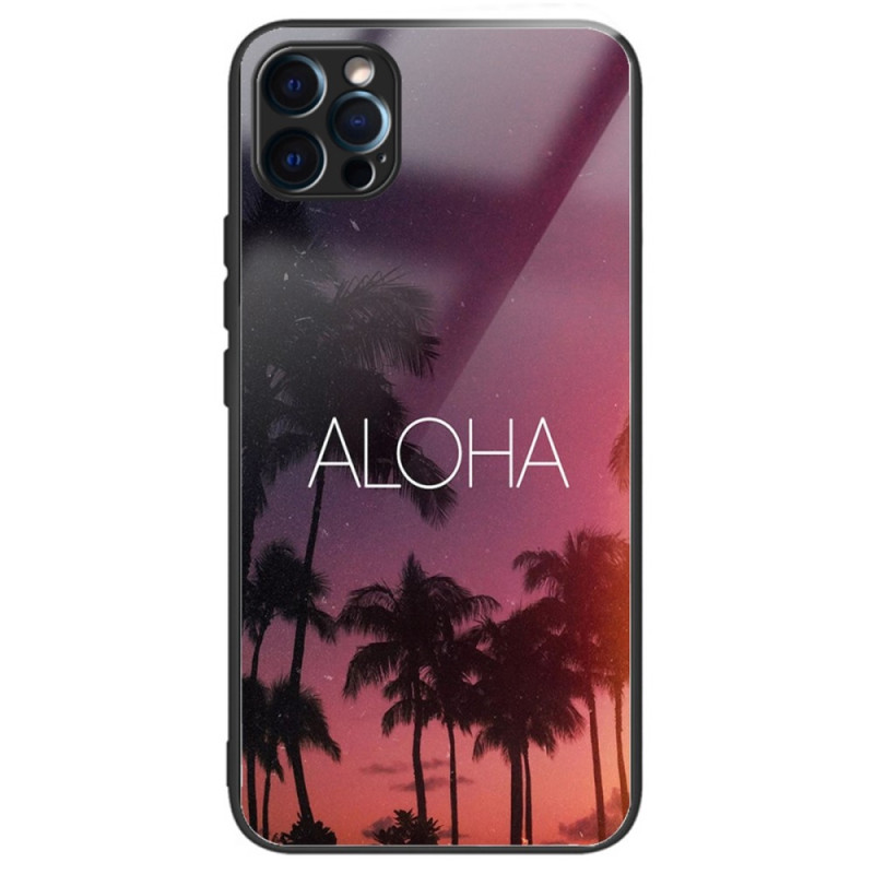 iPhone 14 Pro Case Aloha de vidro temperado