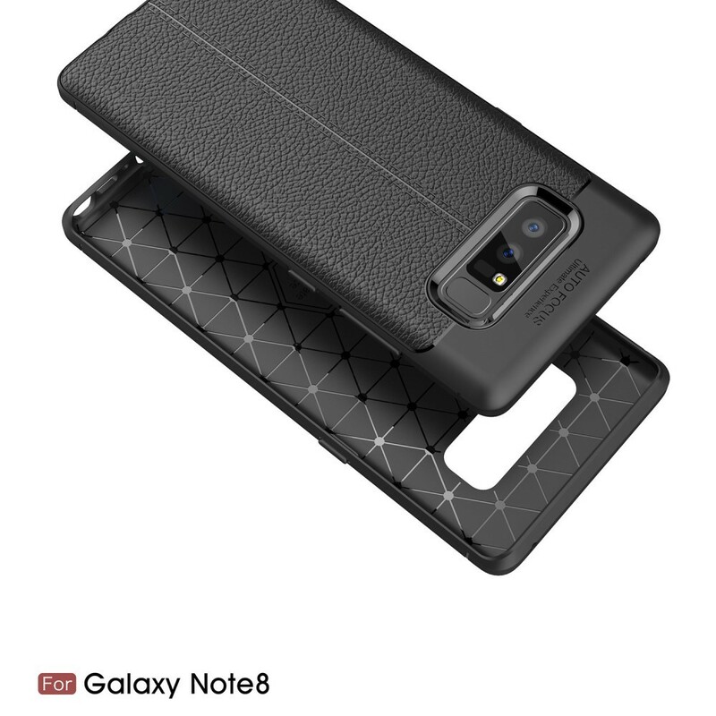 Samsung Galaxy Note 8 Efeito Lychee Linha Dupla Efeito Lychee