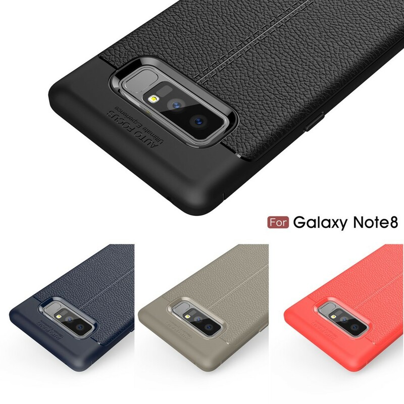 Samsung Galaxy Note 8 Efeito Lychee Linha Dupla Efeito Lychee