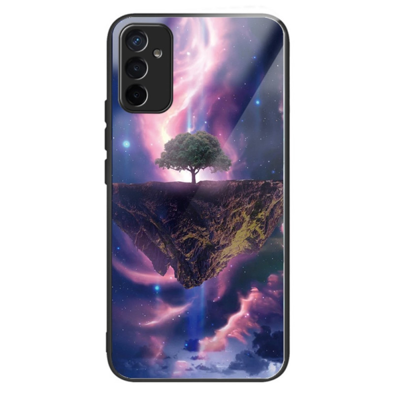 Samsung Galaxy M13 Árvore Futurística de Vidro Temperado de Capa Dura