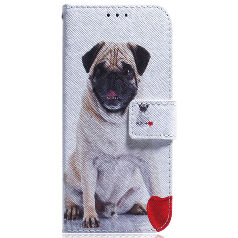Samsung Galaxy M13 Cute Pug Strap Case