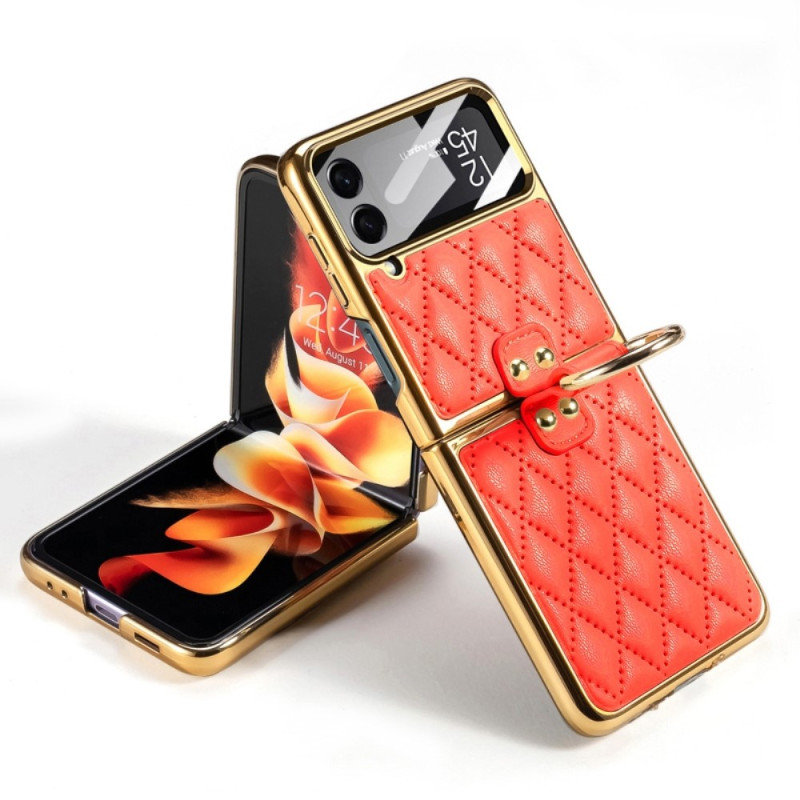 Samsung Galaxy Z Flip 4 Capa almofadada com anel GKK