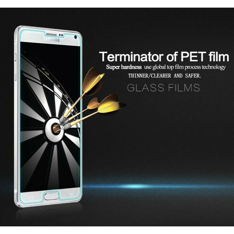 Protecção de vidro temperado para Samsung Galaxy Note 4