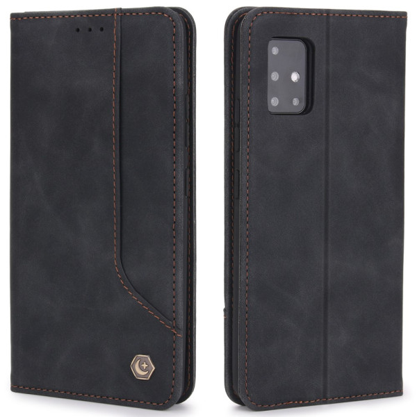 Capa Flip Capa Samsung Galaxy A71 5G Capa de cartão frontal POLA