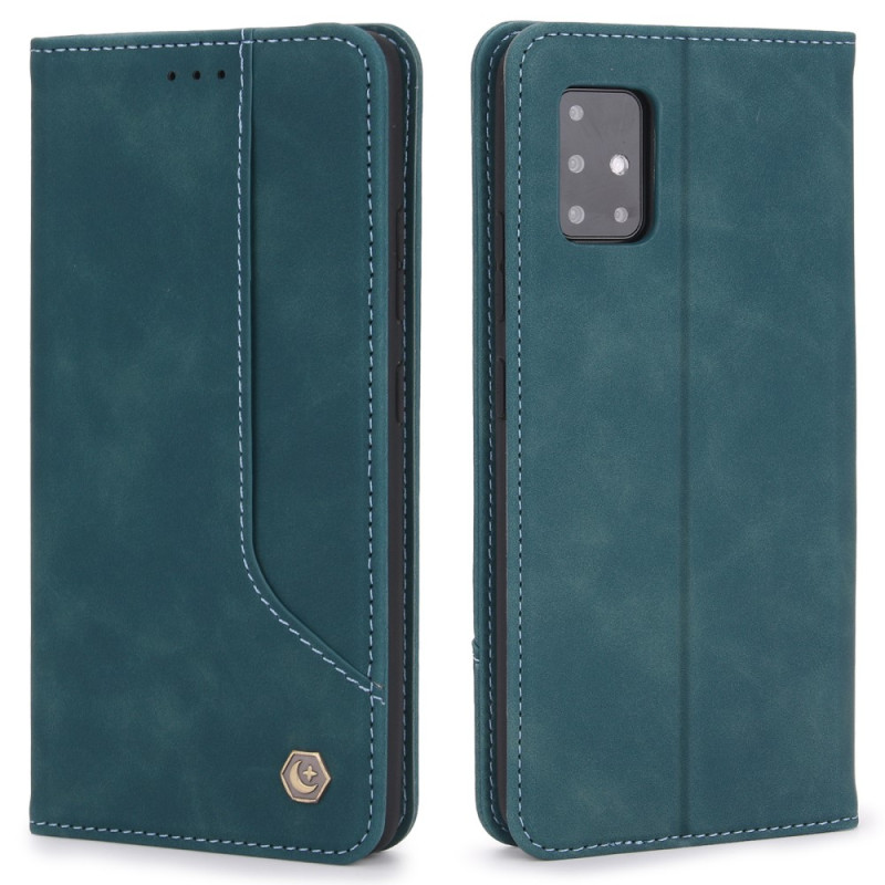 Capa Flip Capa Samsung Galaxy A71 5G Capa de cartão frontal POLA