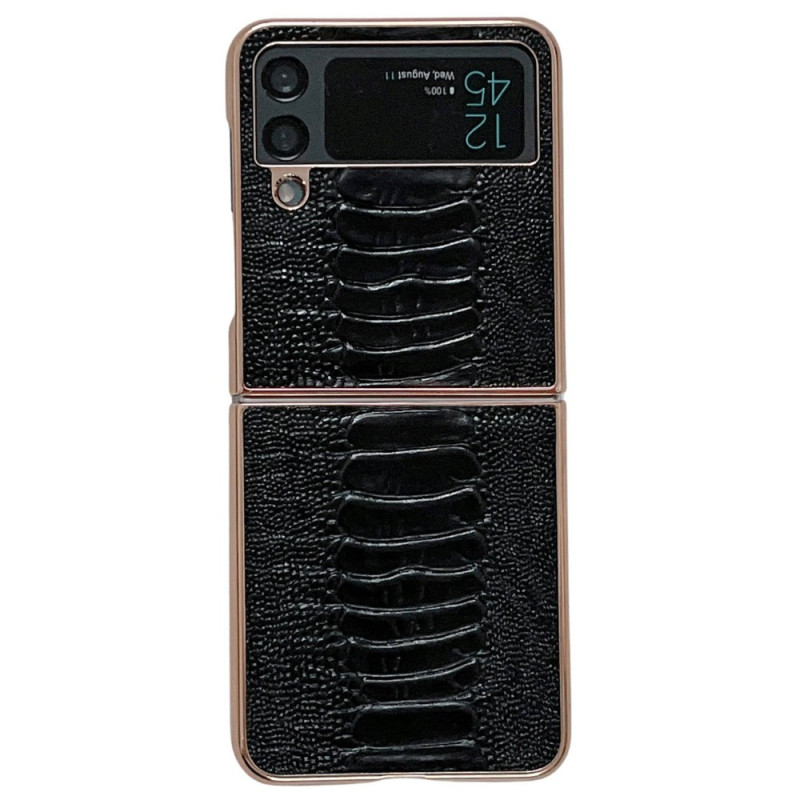 Samsung Galaxy Z Flip 4 Capa de design de crocodilo