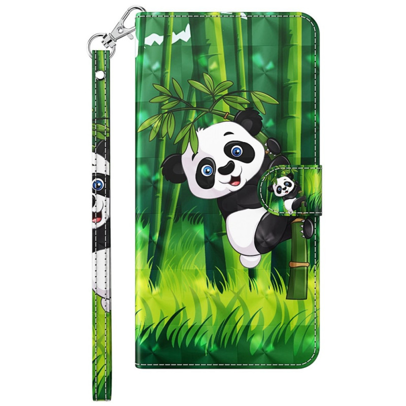 Capa Panda Honor X8 em Cinta de Bambu