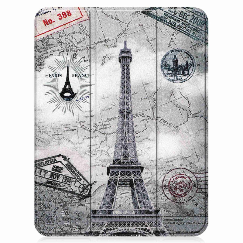 Capa inteligente iPad 10,9'' (2022) Capa Eiffel Tower Stylus