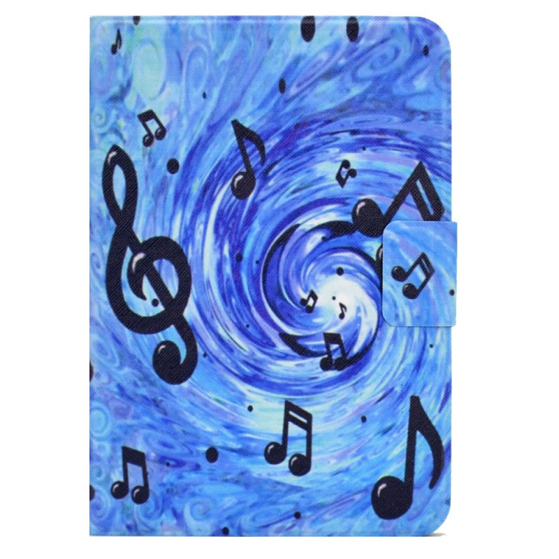 Capa para iPad 10,9" (2022) Notas musicais