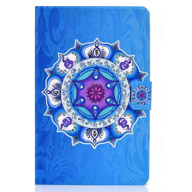Capa para iPad 10,9" (2022) Mandala sobre fundo azul