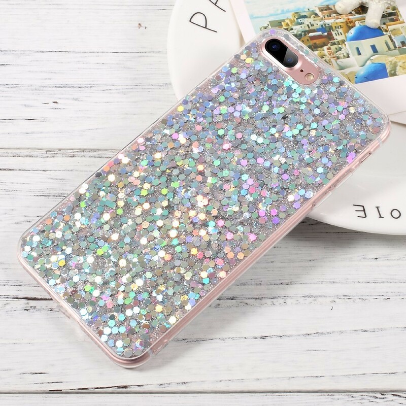 iPhone 7 Plus / 8 Plus Capa Glitter Premium