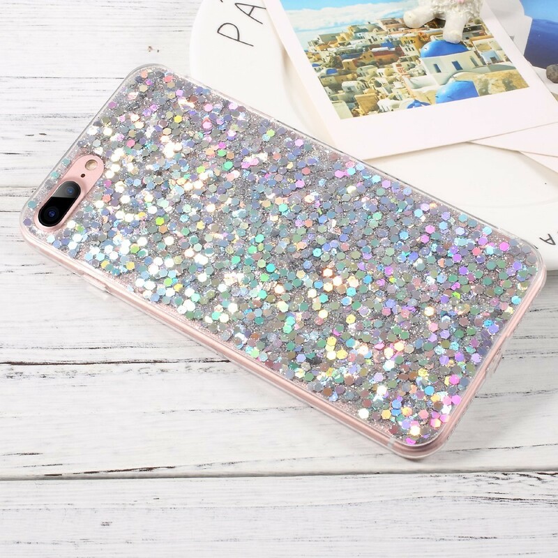 iPhone 7 Plus / 8 Plus Capa Glitter Premium