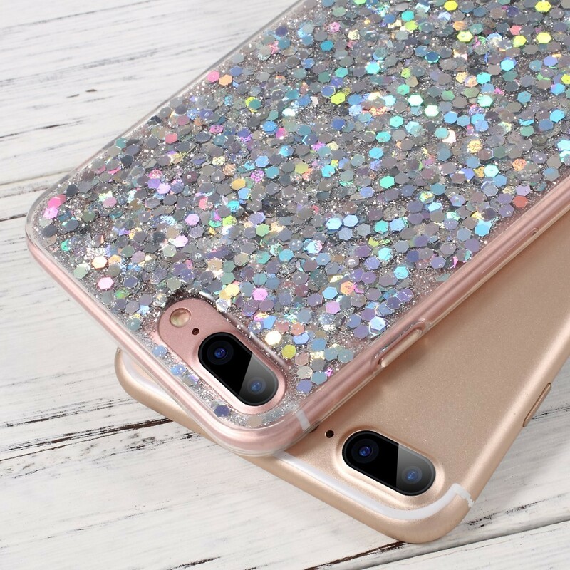 iPhone 7 Plus / 8 Plus Capa Glitter Premium