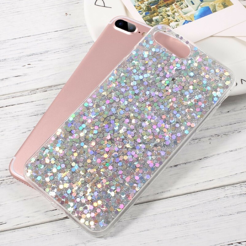 iPhone 7 Plus / 8 Plus Capa Glitter Premium