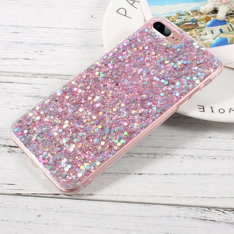 iPhone 7 Plus / 8 Plus Capa Glitter Premium