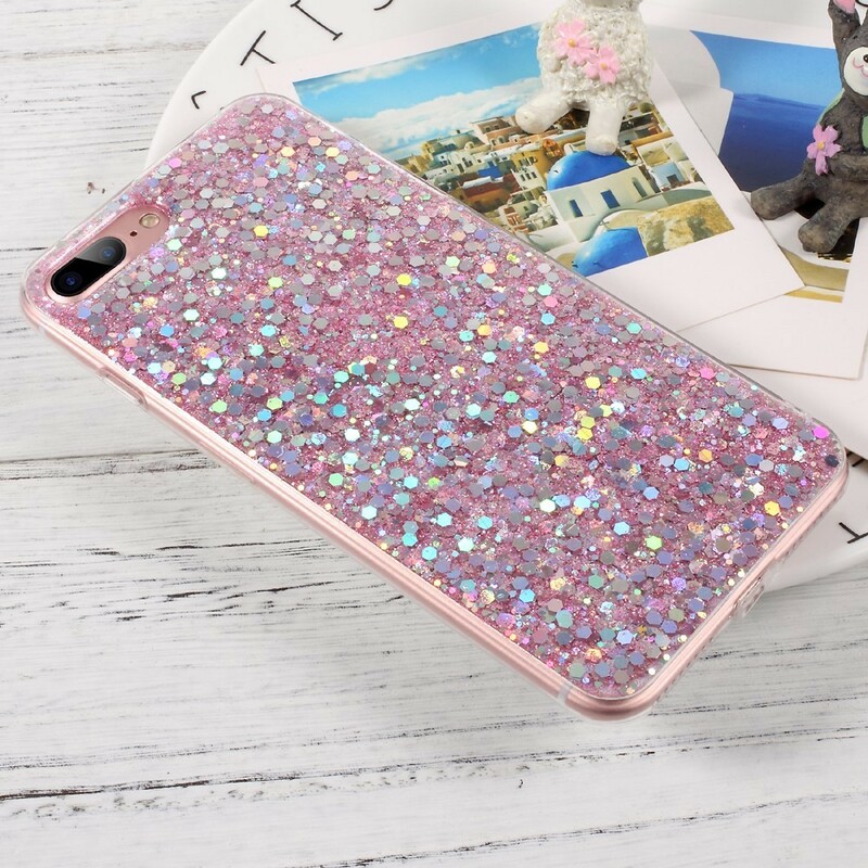iPhone 7 Plus / 8 Plus Capa Glitter Premium