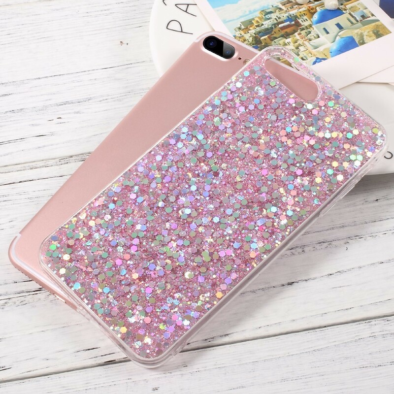 iPhone 7 Plus / 8 Plus Capa Glitter Premium
