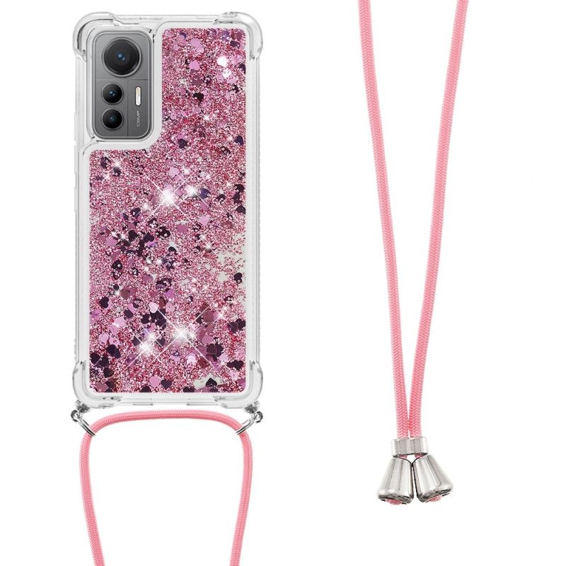 Xiaomi 12 Lite Glitter Design String Case