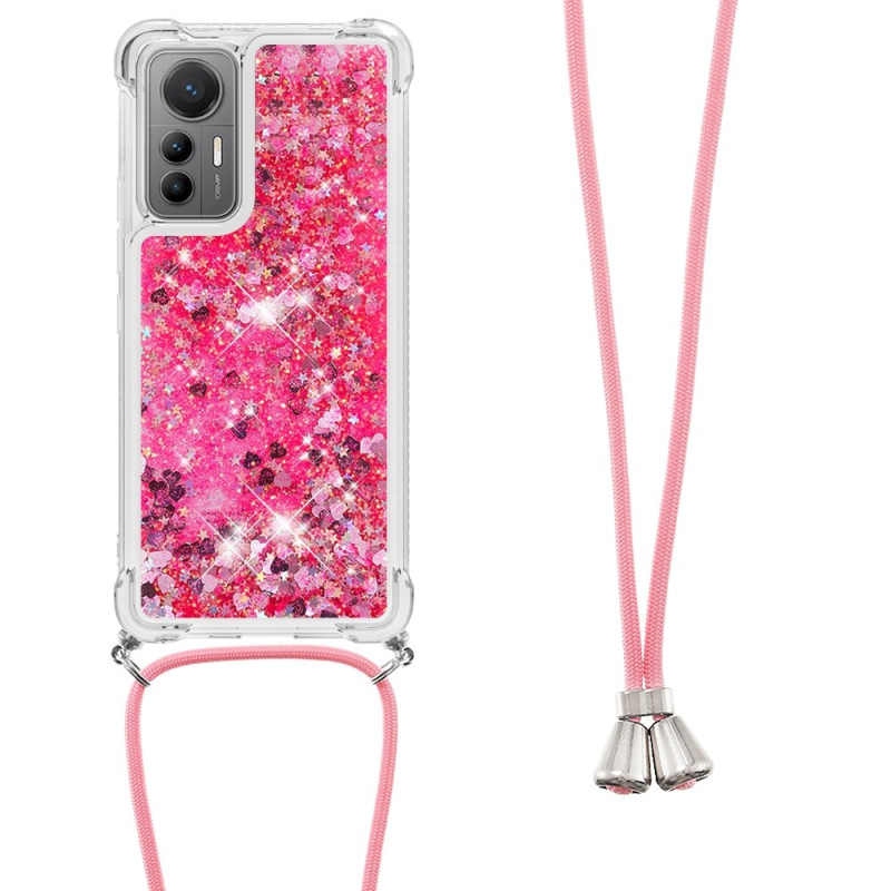 Xiaomi 12 Lite Glitter Design String Case