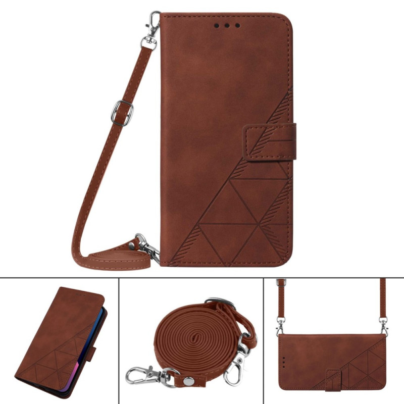 Xiaomi 12 Lite Triangles Case com alça de ombro