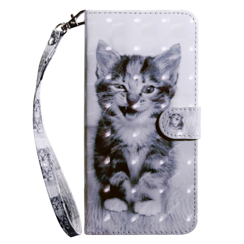 Samsung Galaxy S23 5G Kitten Grey Strap Case