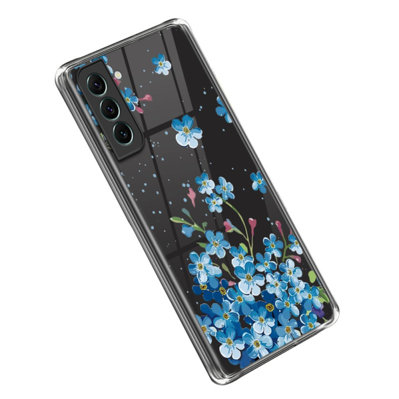 Capa Samsung Galaxy S23 5G Blue Flowers