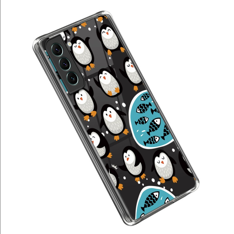 Capa Samsung Galaxy S23 5G Clear Penguins