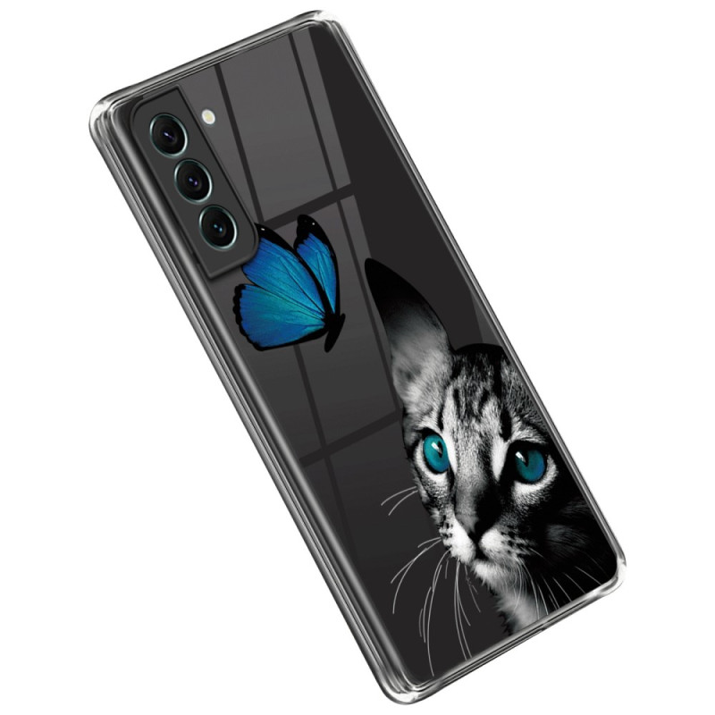 Samsung Galaxy S23 5G Case Cat e Butterfly