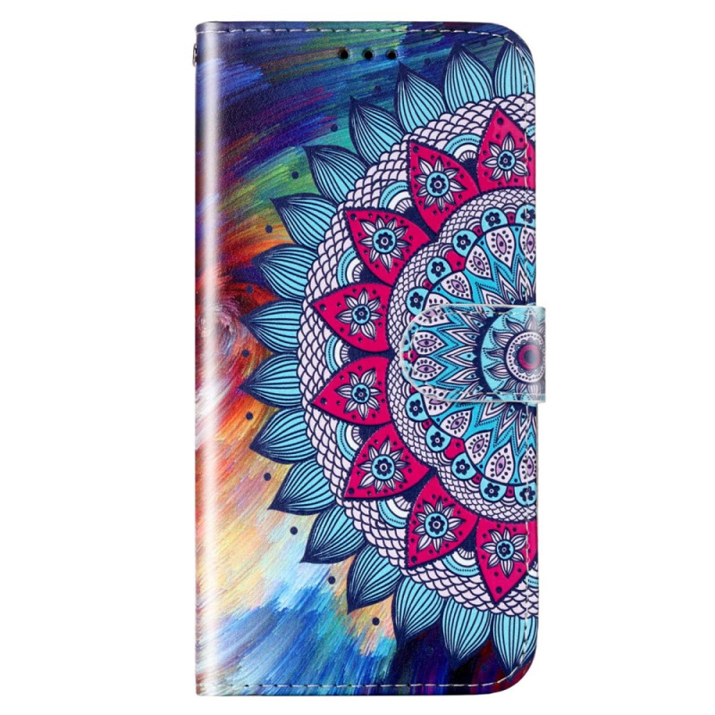 Samsung Galaxy S23 5G Capa de Cordão Mandala Colorida