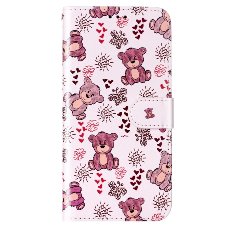 Capa de ursinho de peluche para Samsung Galaxy A04s