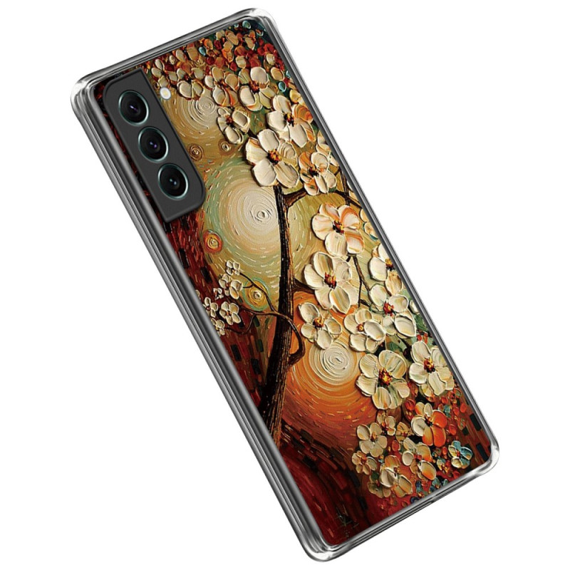 Samsung Galaxy S23 Plus 5G Capa floral flexível