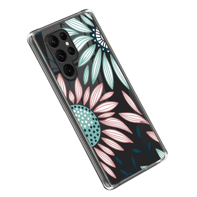 Capa Floral Samsung Galaxy S23 Ultra 5G