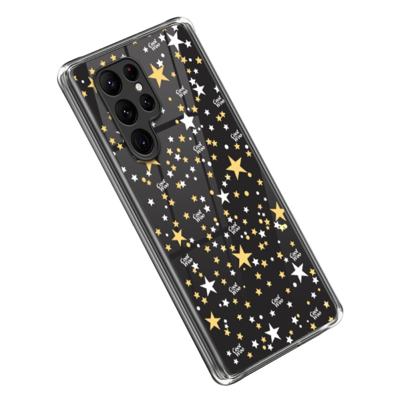 Samsung Galaxy S23 Ultra 5G Clear Case Stars / Hearts