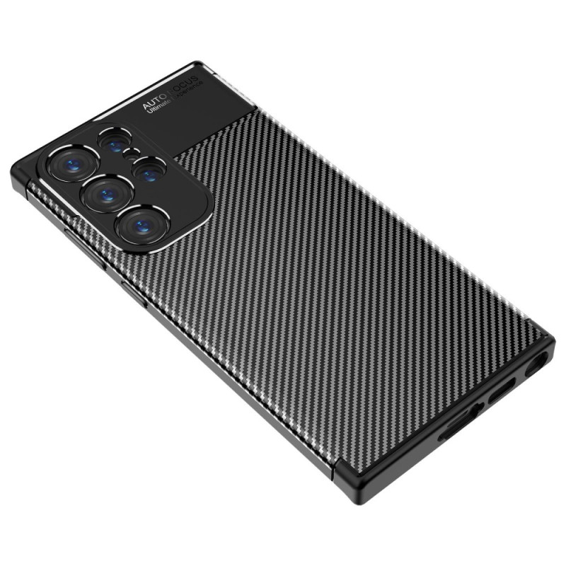 Samsung Galaxy S23 Ultra 5G Capa de Fibra de Carbono Flexível
