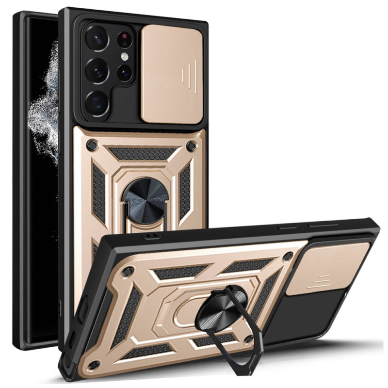 Samsung Galaxy S23 Ultra 5G Case Stand e Película protectora de Protecções para lente