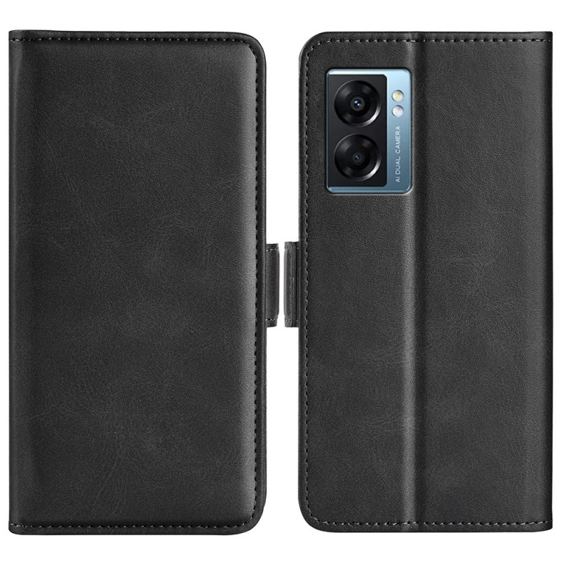 Capa com aba dupla para Oppo A57 5G