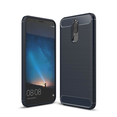 Capa de fibra de carbono escovada Huawei Mate 10 Lite