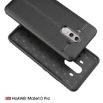 Capa de Couro Huawei Mate 10 Pro Linha Dupla Efeito Lychee