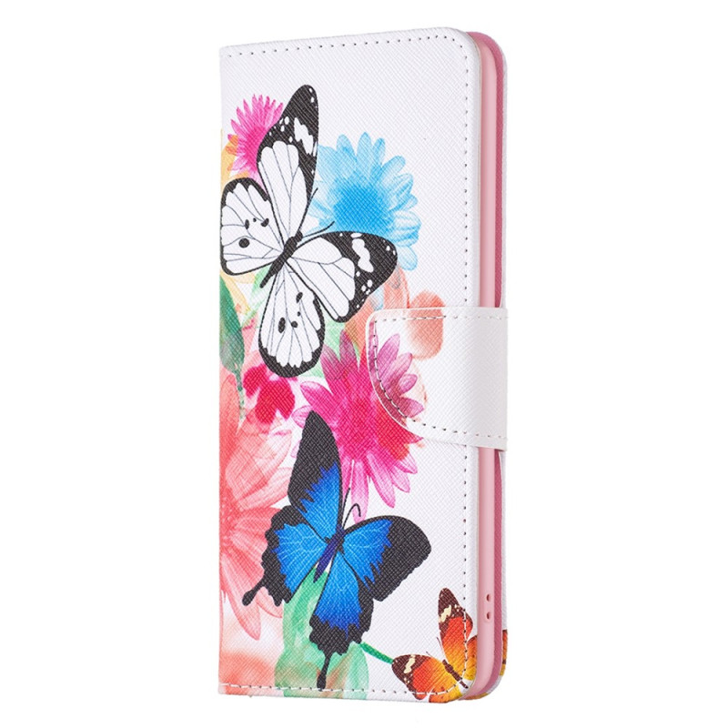 Xiaomi 13 Capa de aquarela Butterflies