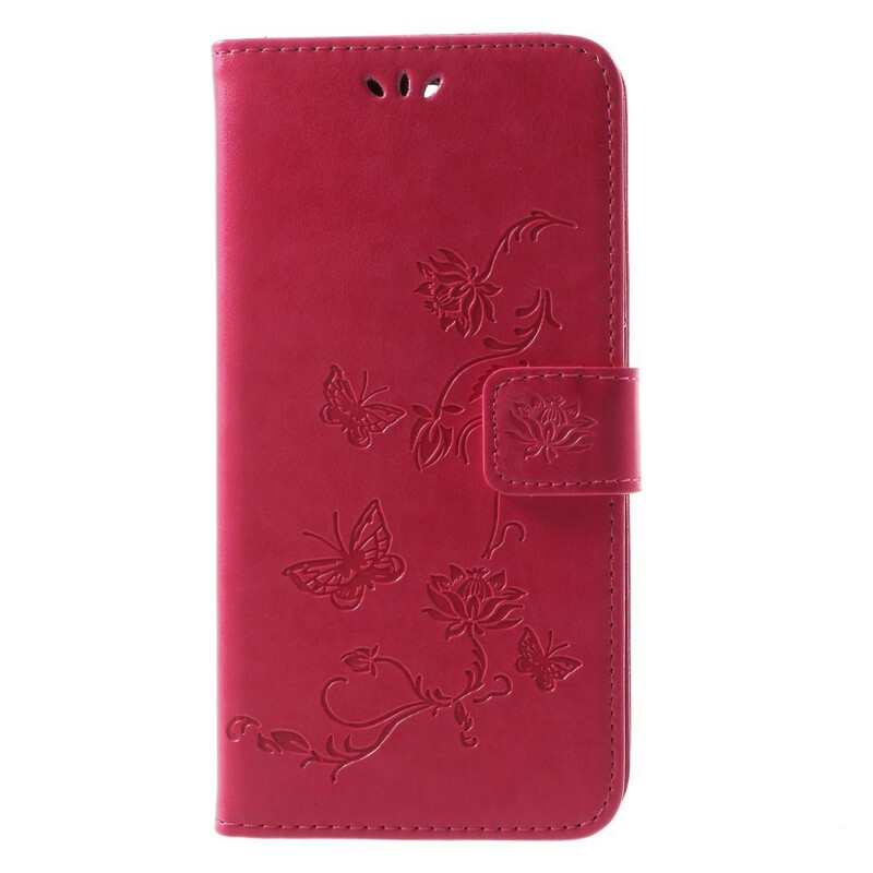 Capa Huawei Mate 10 Lite Butterflies e Flores com CordÃ£o