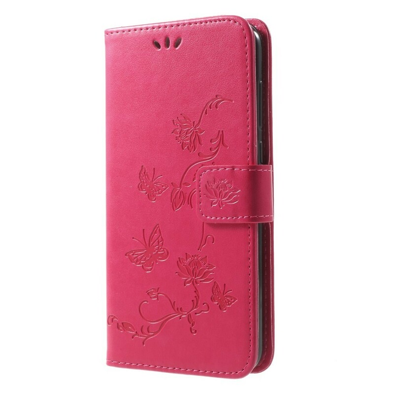 Capa Huawei Mate 10 Lite Butterflies e Flores com CordÃ£o