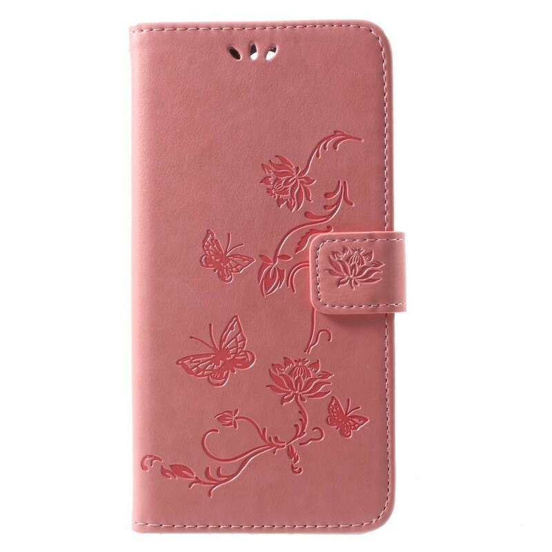 Capa Huawei Mate 10 Lite Butterflies e Flores com CordÃ£o