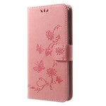Capa Huawei Mate 10 Lite Butterflies e Flores com CordÃ£o